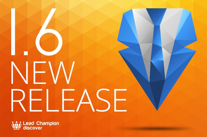 cover nuova release 1.6 lead champion discover